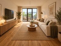 Hauptbild Außergewöhnliche 3-Zimmerwohnung im Denkmal | Design-Schlafzimmer mit Glaselementen | Walk-In-Dusche